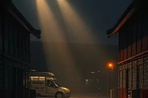 《旧书店闭店日》书架前堆起待打包的纸箱